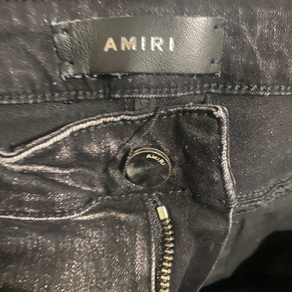 Amiri CRACKED PINK LEATHER MX1 size 36 - Picture 6 of 7